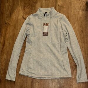 Kyodan Heather Gray High-Neck Sweatshirt. Size M